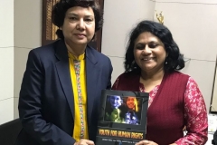 Dr Arjumand Zaidi with Chief Editor Hindustan Times Mrs. Sunita Aeron.