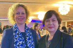 Dr. Arjumand Zaidi with  Ms. Friederike Tschampa , respected Head of Political affairs at European  Union Delegation to India and Bhutan.