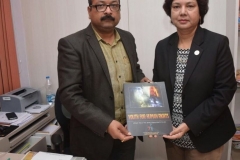 Dr Arjumand Zaidi with Chief Editor Dainik Jagran